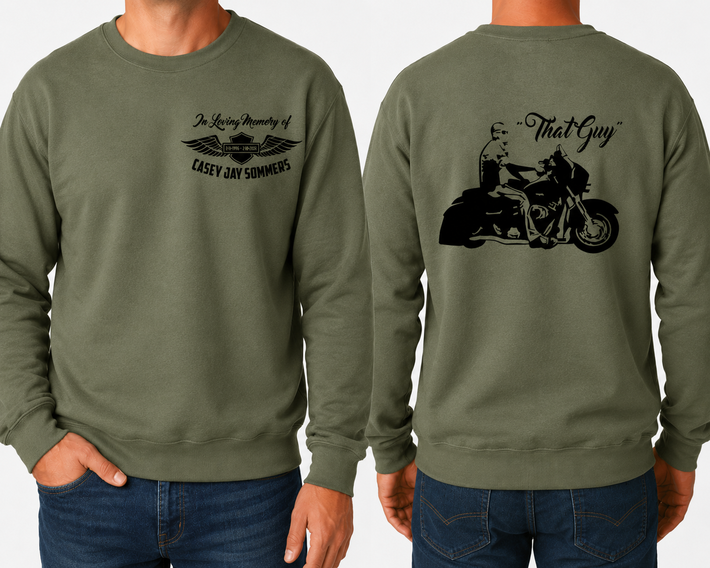 Casey Adult Crewneck Sweatshirt