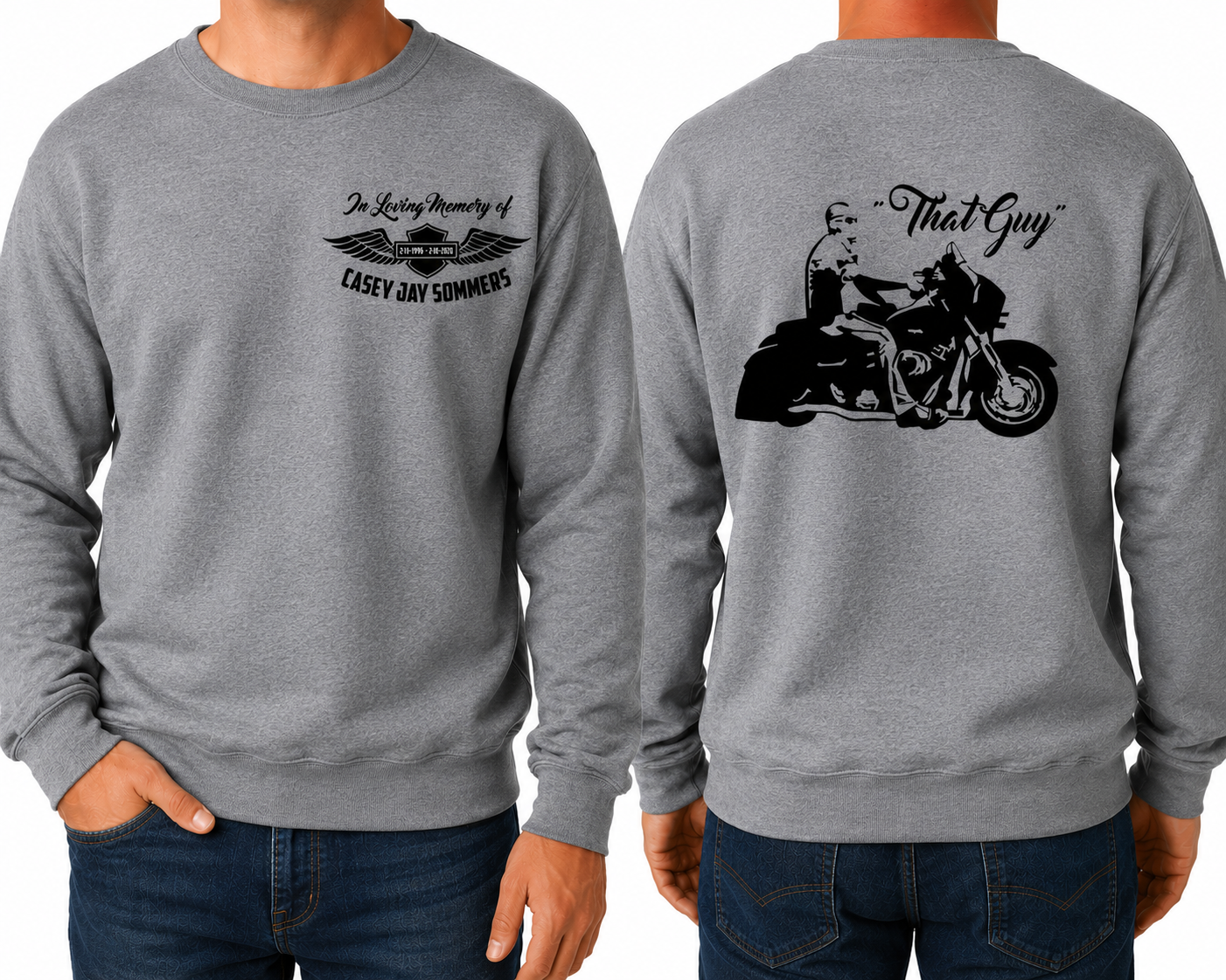 Casey Adult Crewneck Sweatshirt