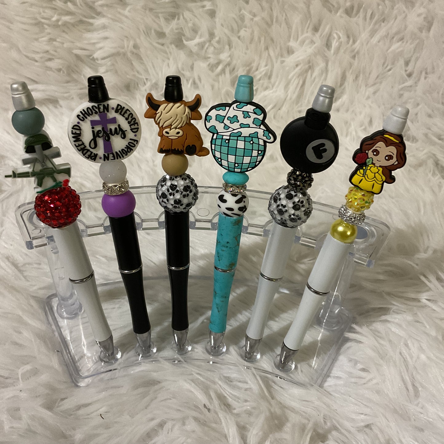 Beaded pens