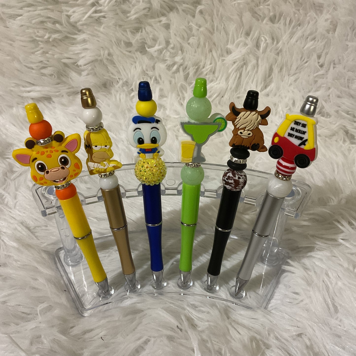 Beaded pens